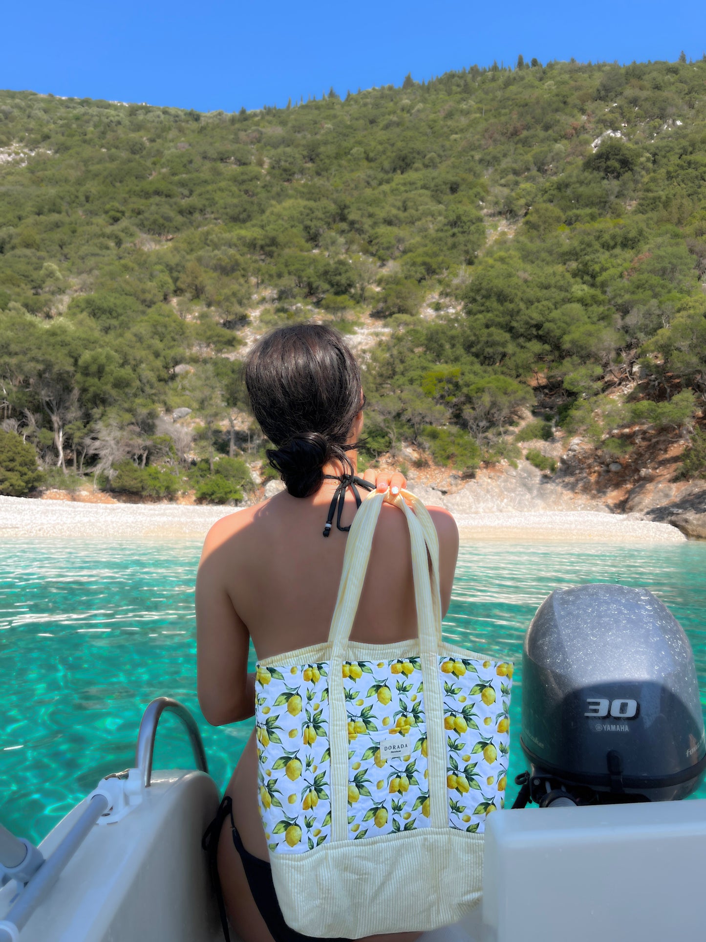 Positano Lemon Tote Bag