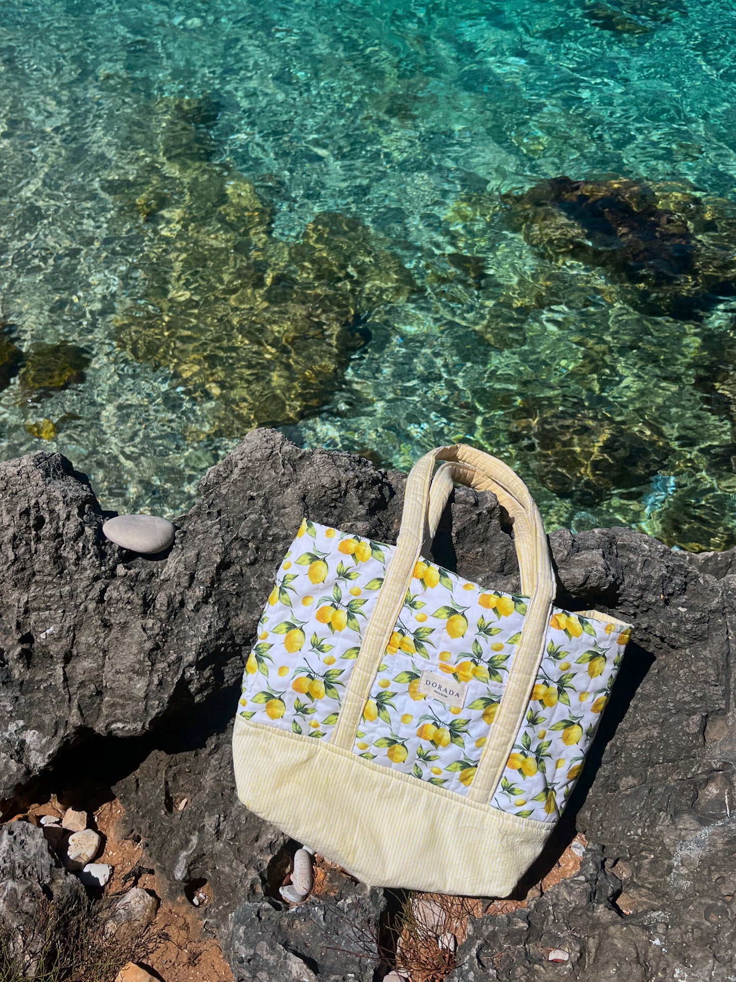 Positano Lemon Tote Bag