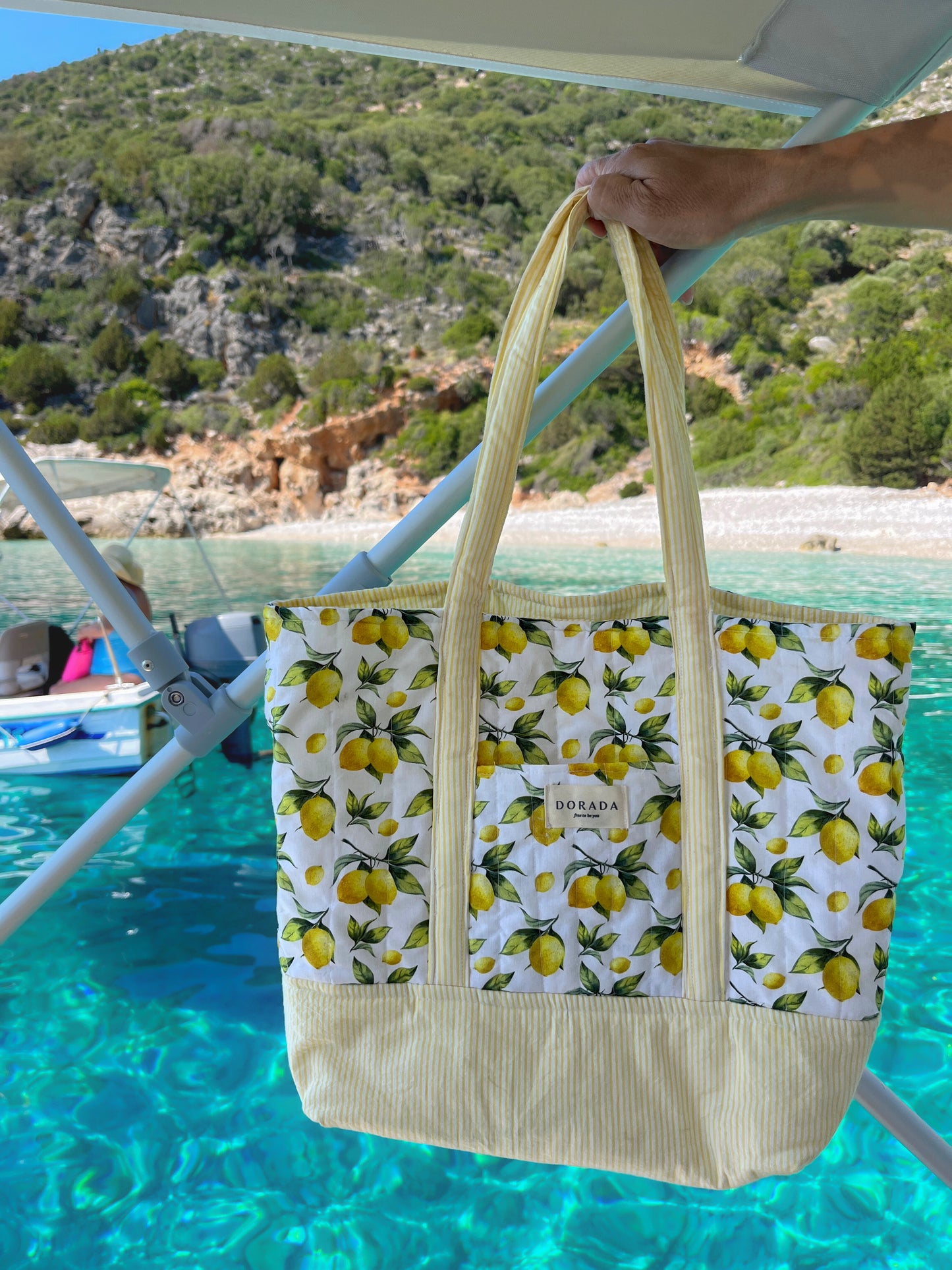 Positano Lemon Tote Bag