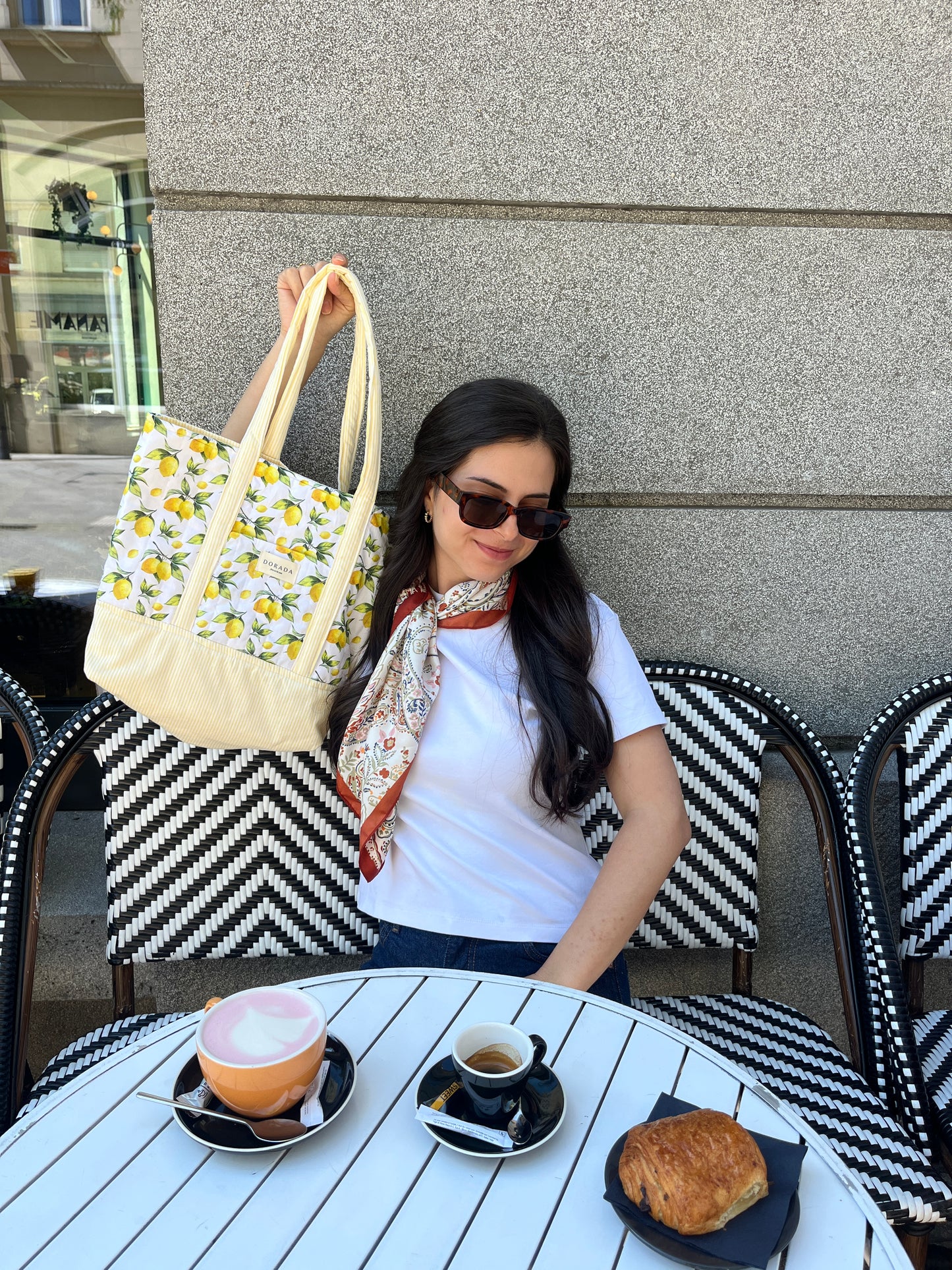 Positano Lemon Tote Bag