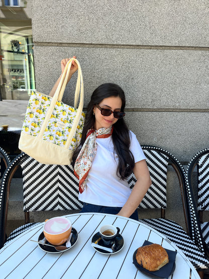 Positano Lemon Tote Bag