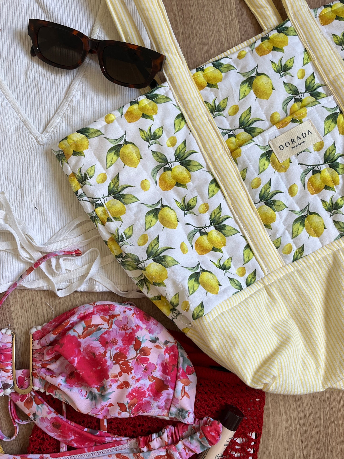 Positano Lemon Tote Bag